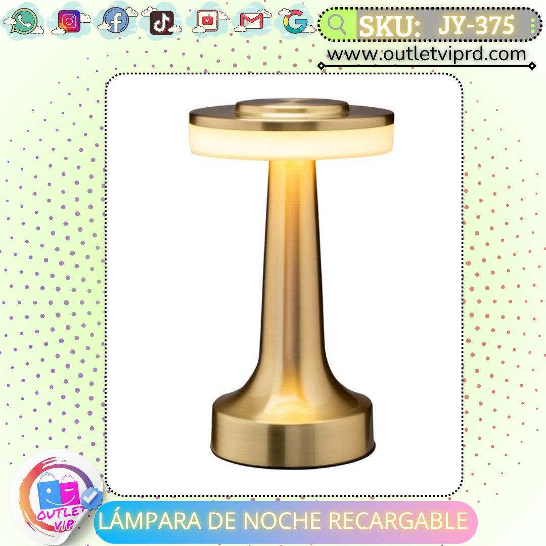 Lamparas de noche recargable (el par)