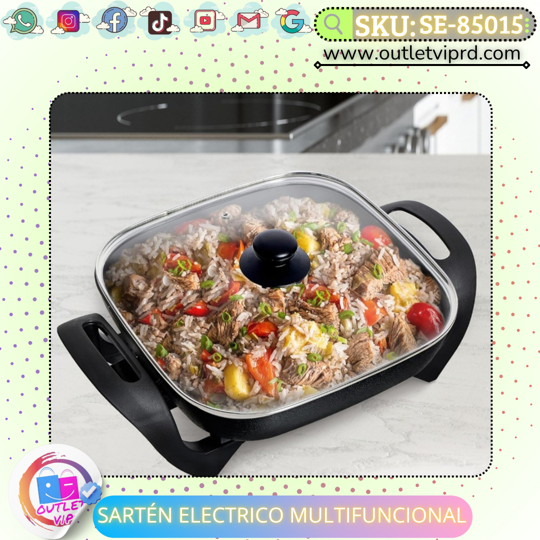 Sartén Eléctrico Multifuncional