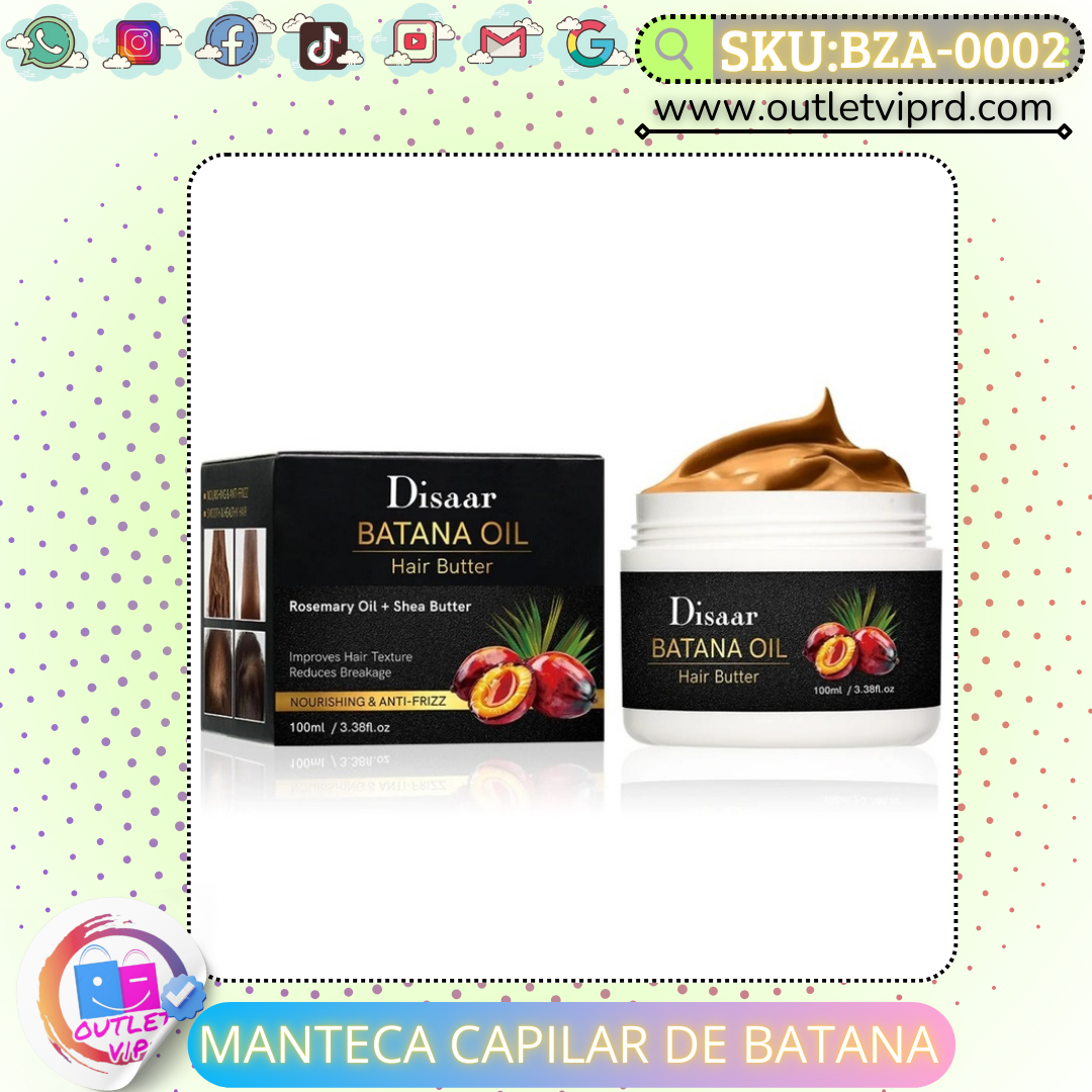 Manteca capilar de batana