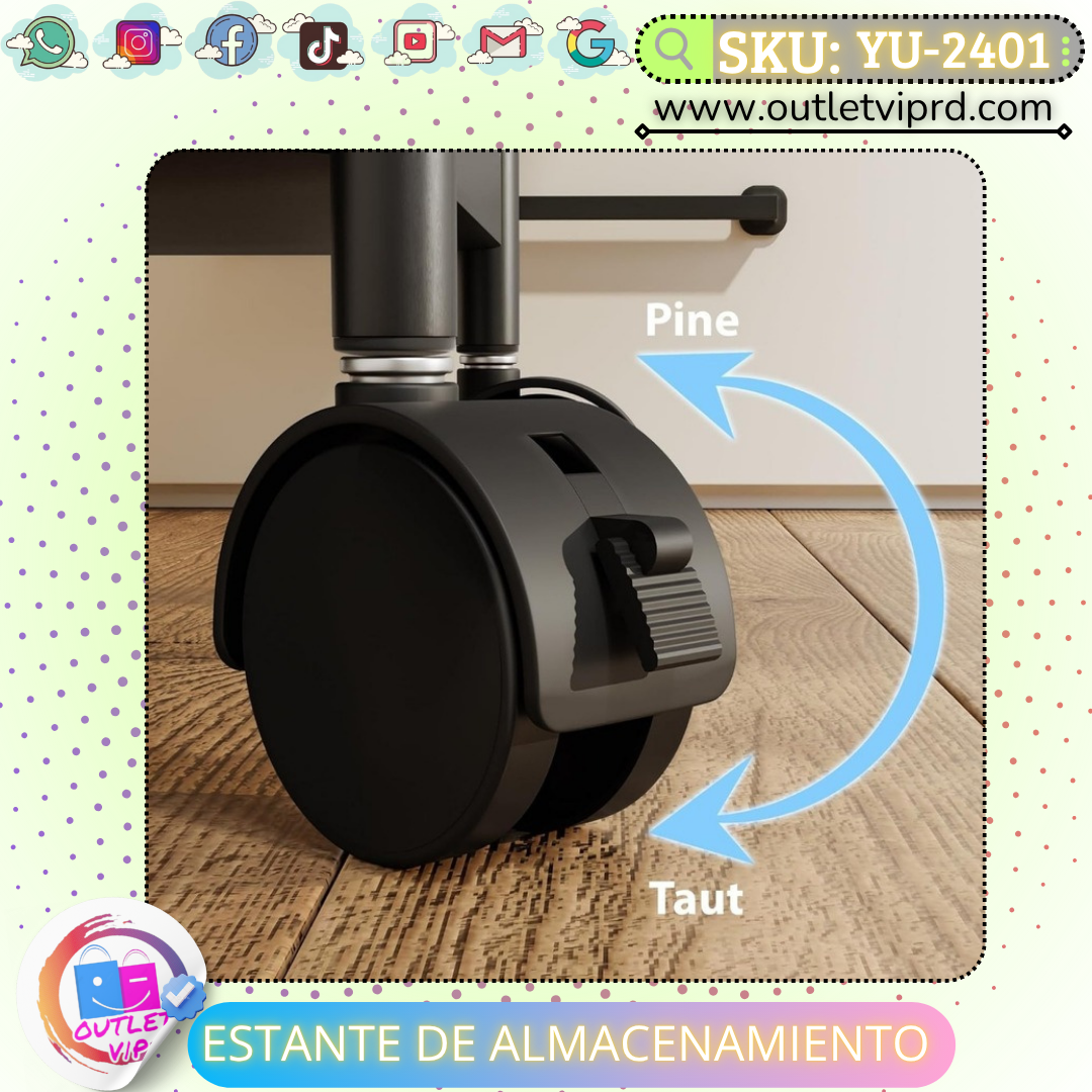 Estante de almacenamiento 6 niveles