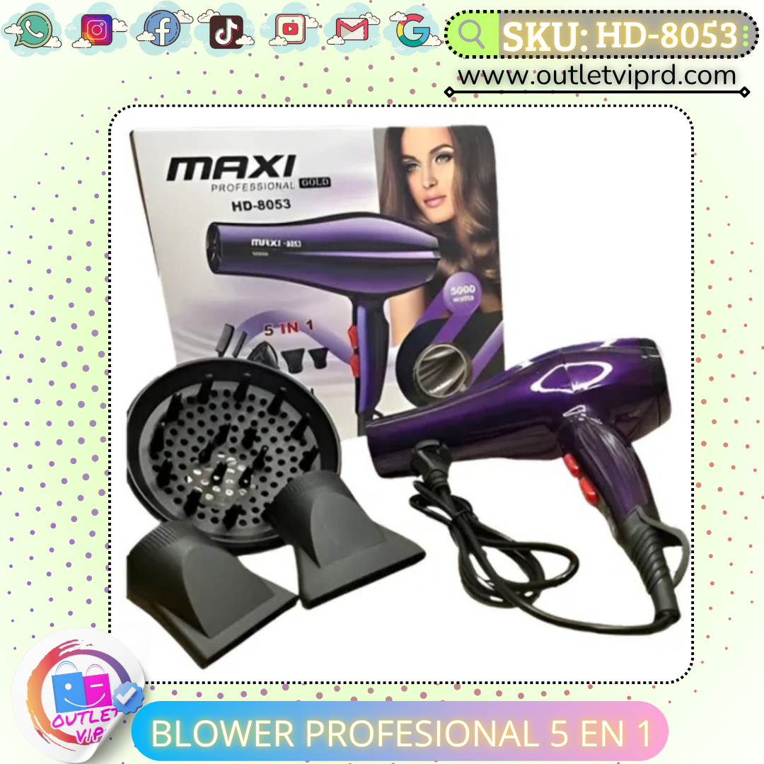 Blower profesional 5en1