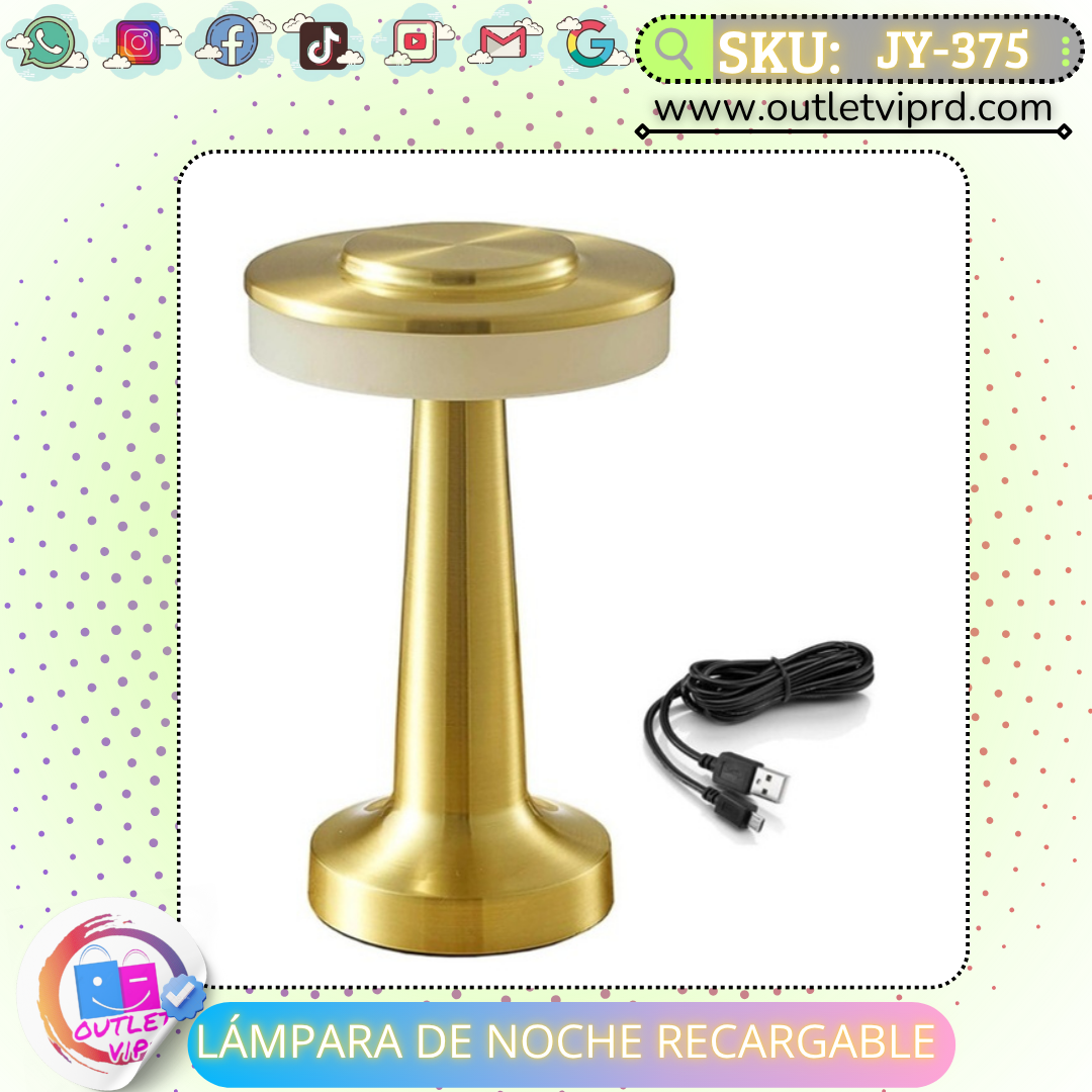 Lamparas de noche recargable (el par)