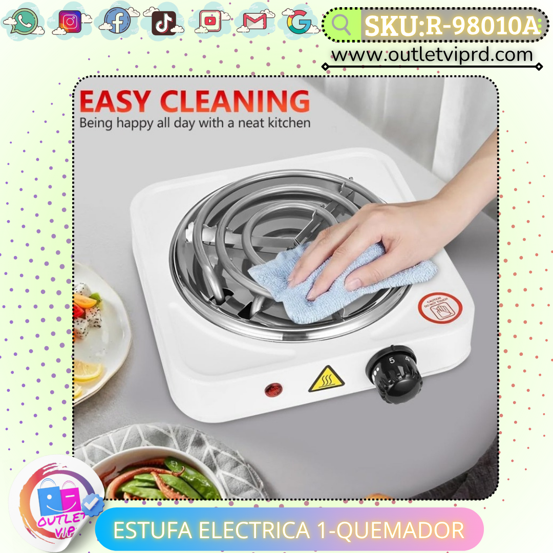 Estufa eléctrica 1 quemador