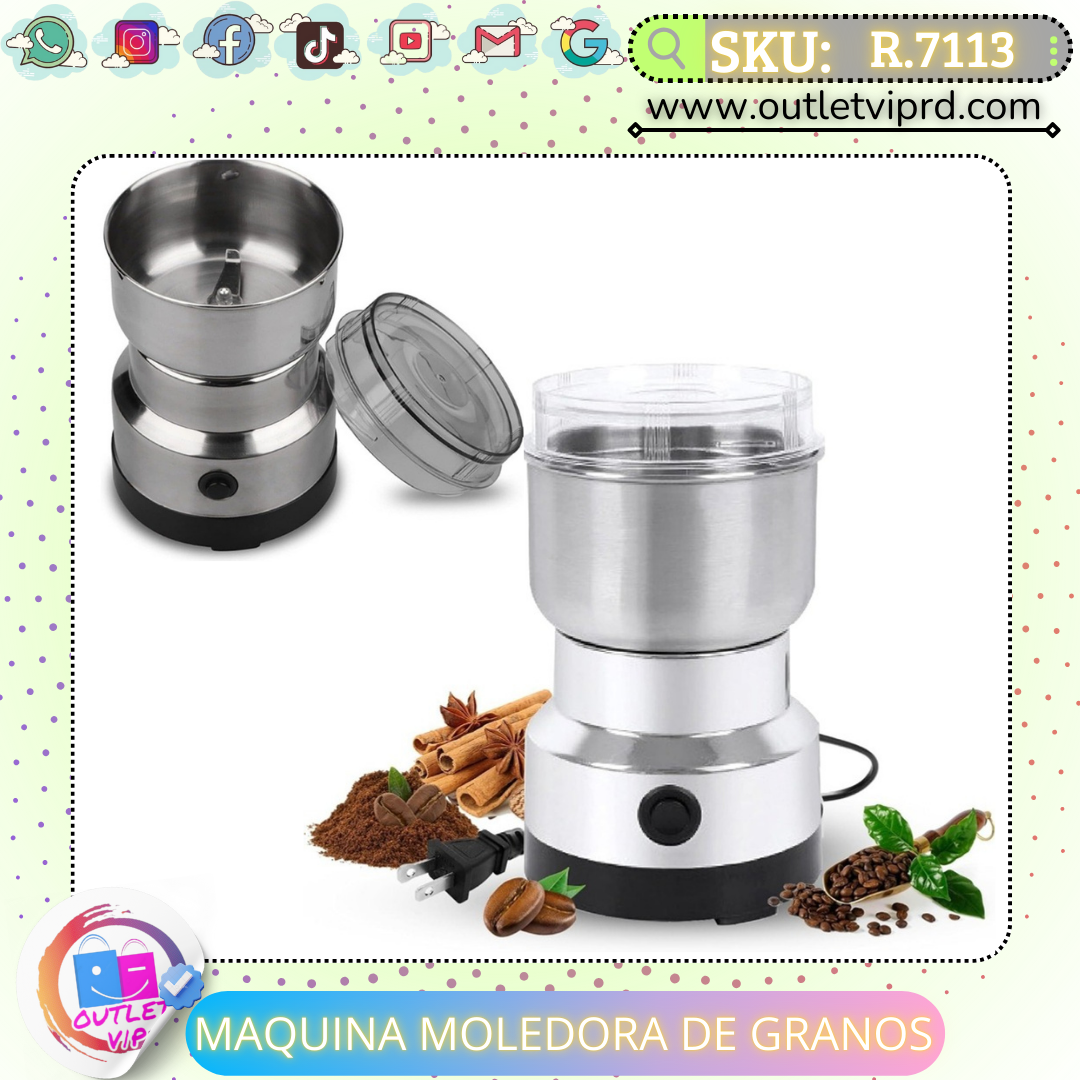 Molino Multiusos De Acero Inoxidable