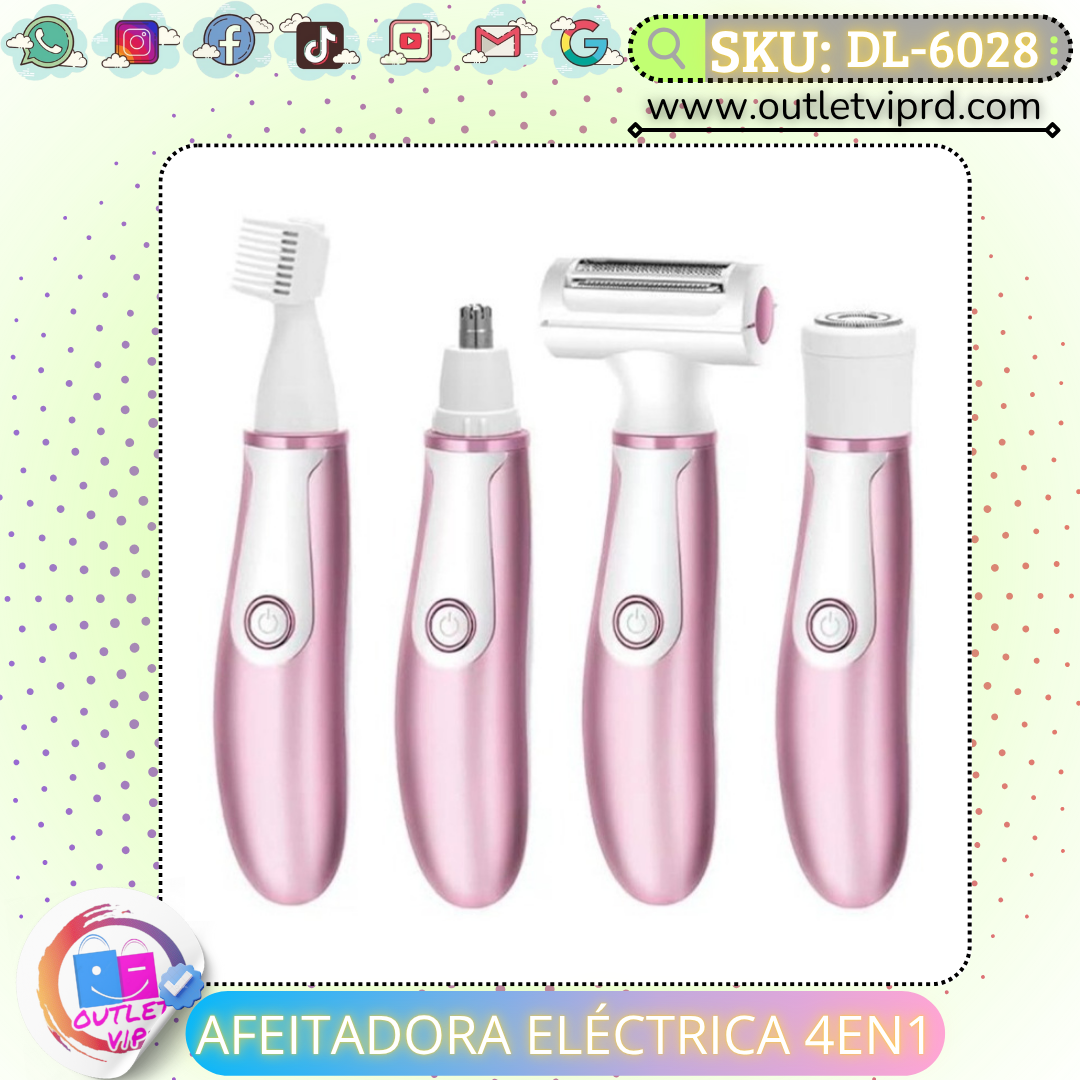 Afeitadora eléctrica 4 en 1