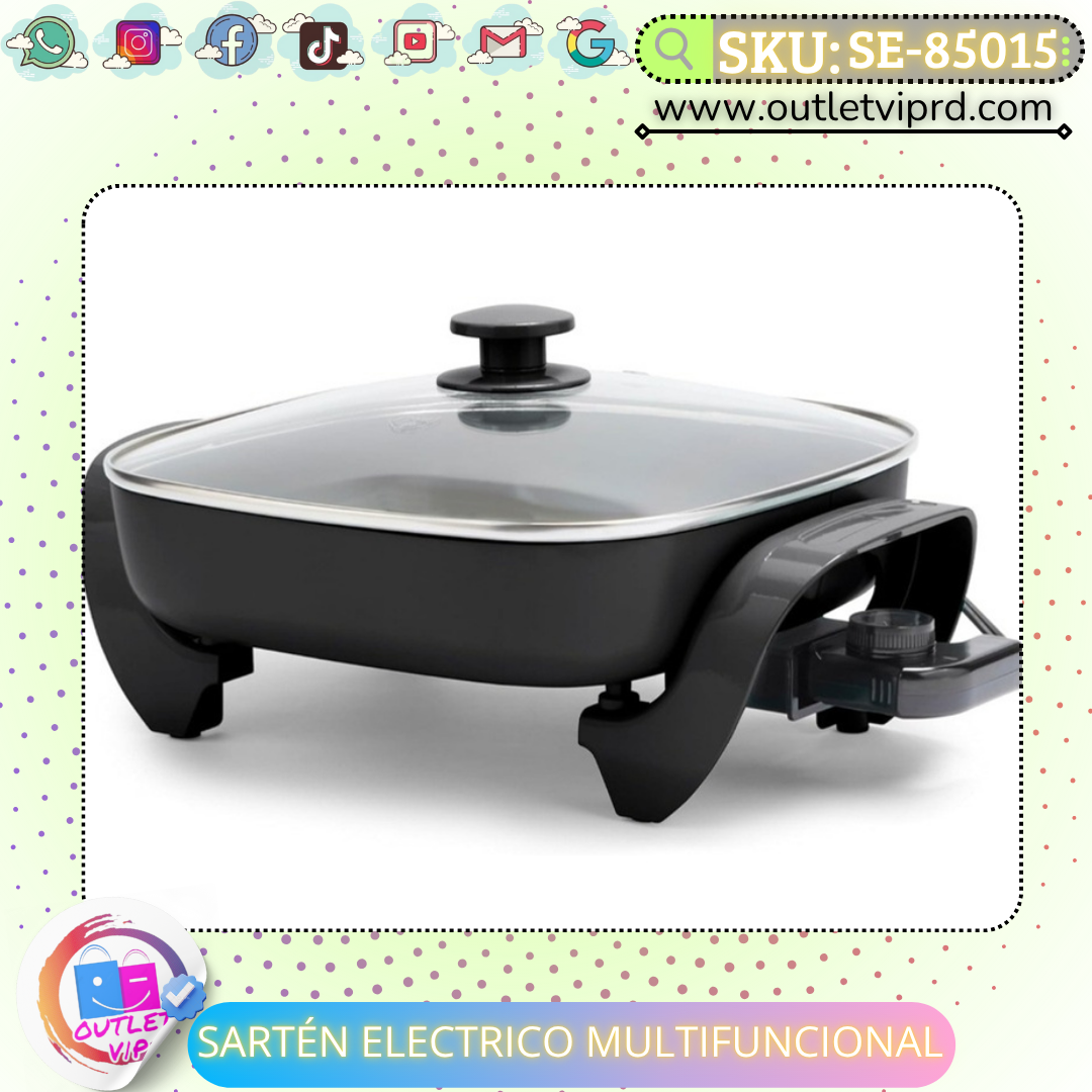 Sartén Eléctrico Multifuncional