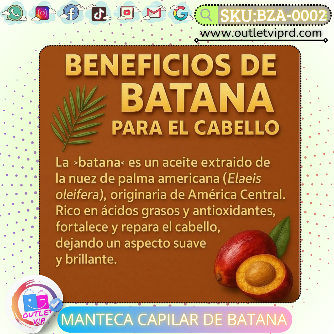 Manteca capilar de batana