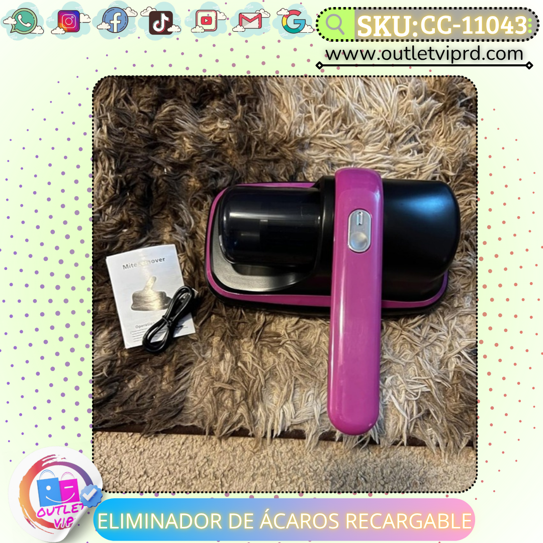 Aspiradora Eliminador De Ácaros recargable