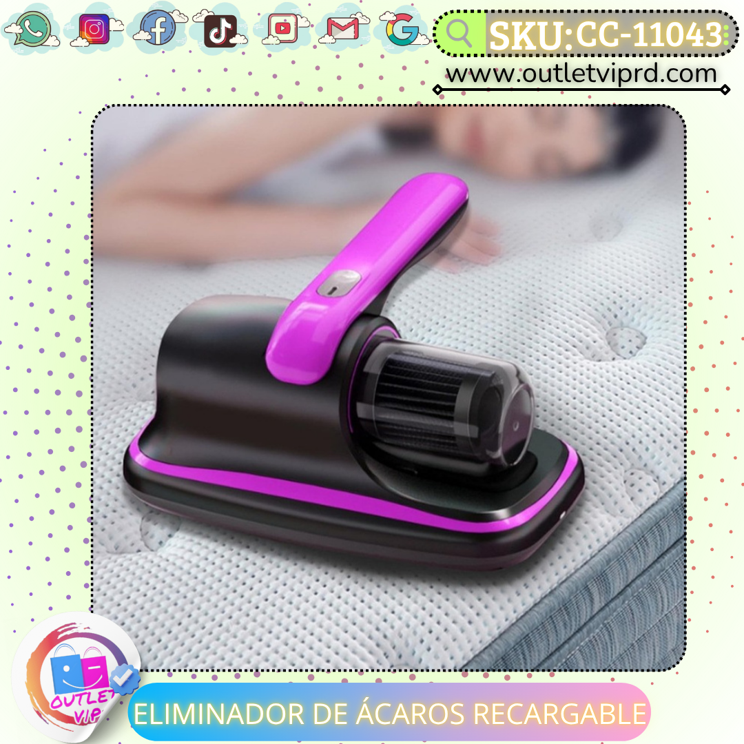 Aspiradora Eliminador De Ácaros recargable