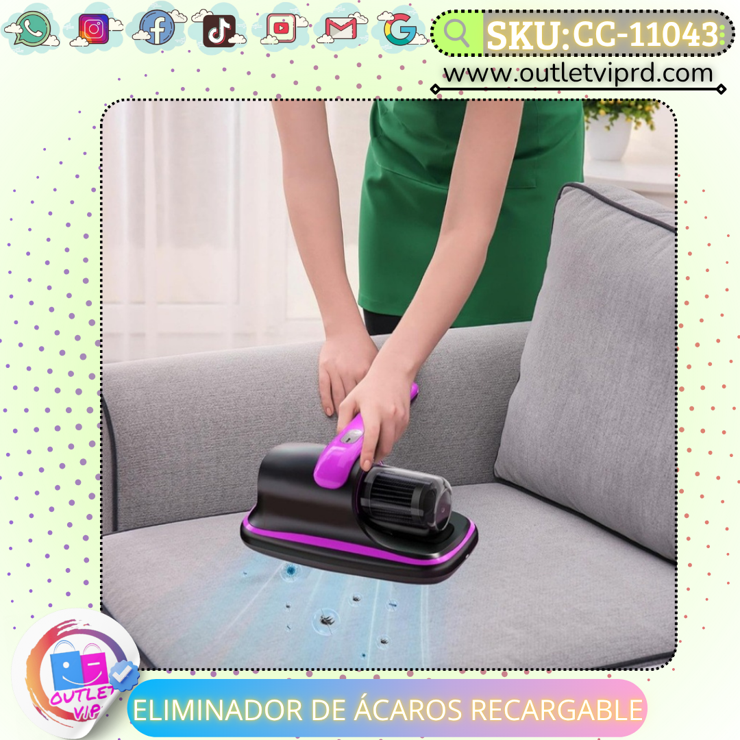 Aspiradora Eliminador De Ácaros recargable