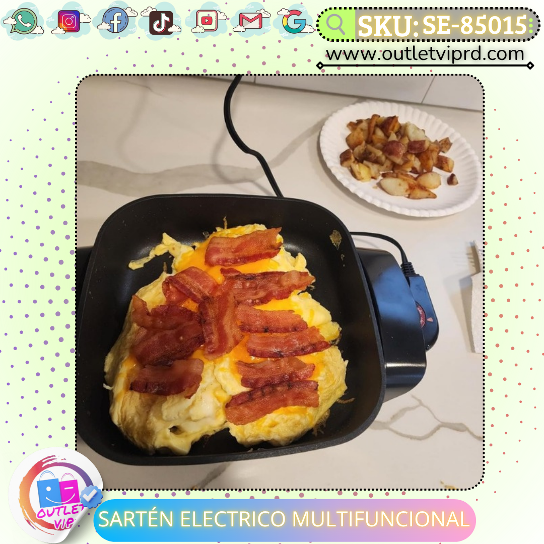 Sartén Eléctrico Multifuncional