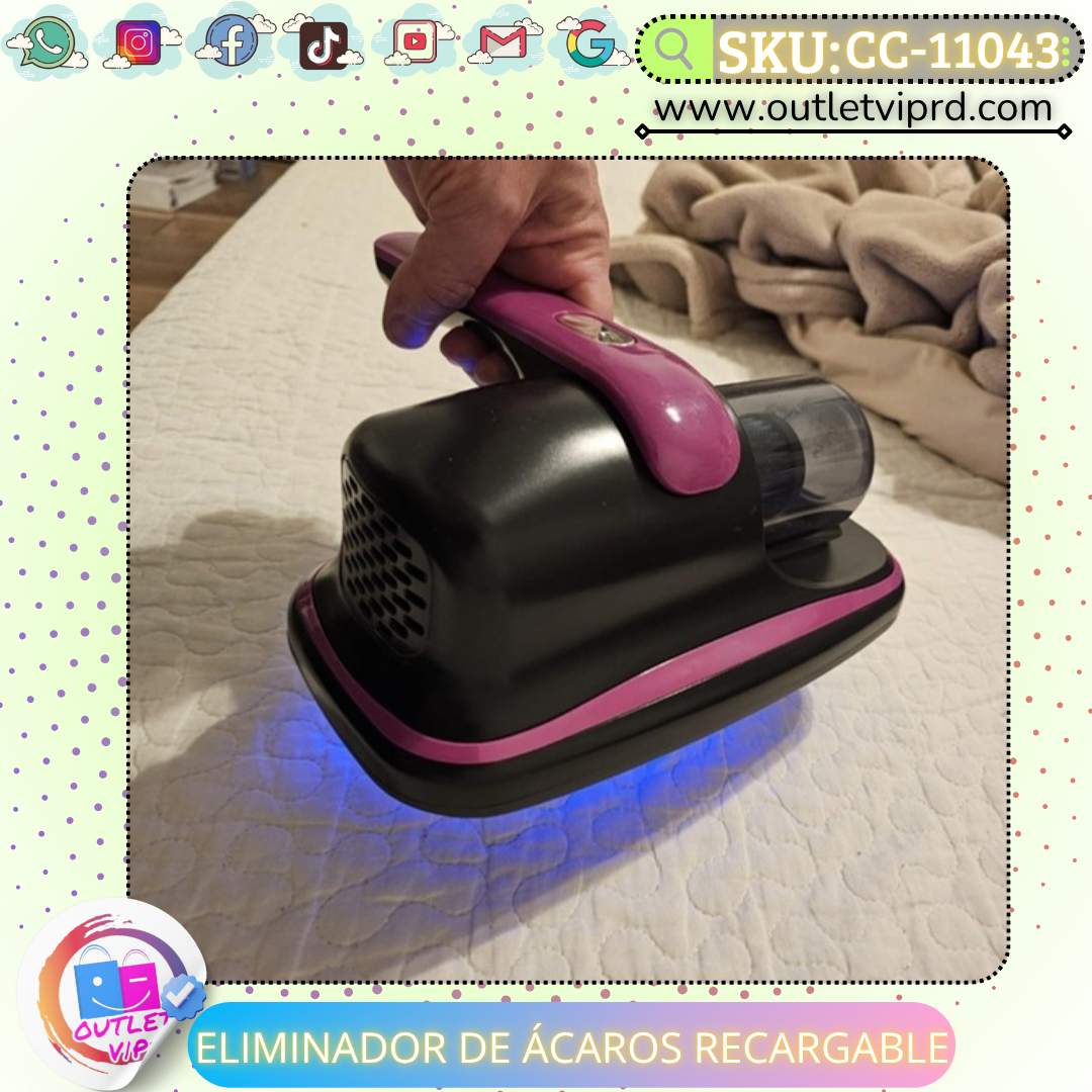 Aspiradora Eliminador De Ácaros recargable