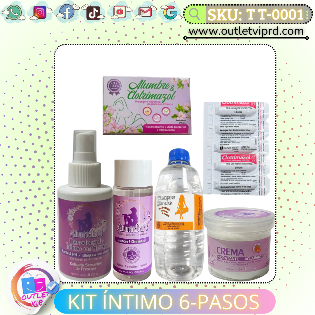 Kit íntimo de 6 pasos