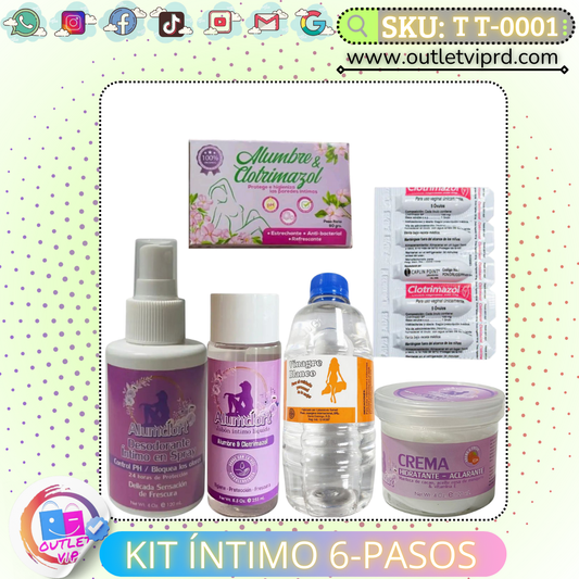 Kit íntimo de 6 pasos