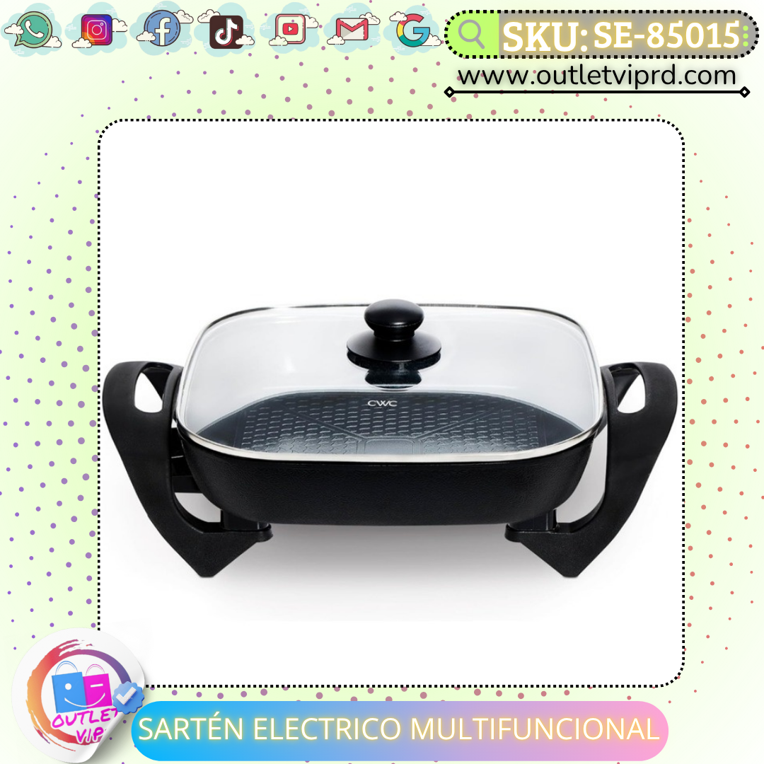 Sartén Eléctrico Multifuncional