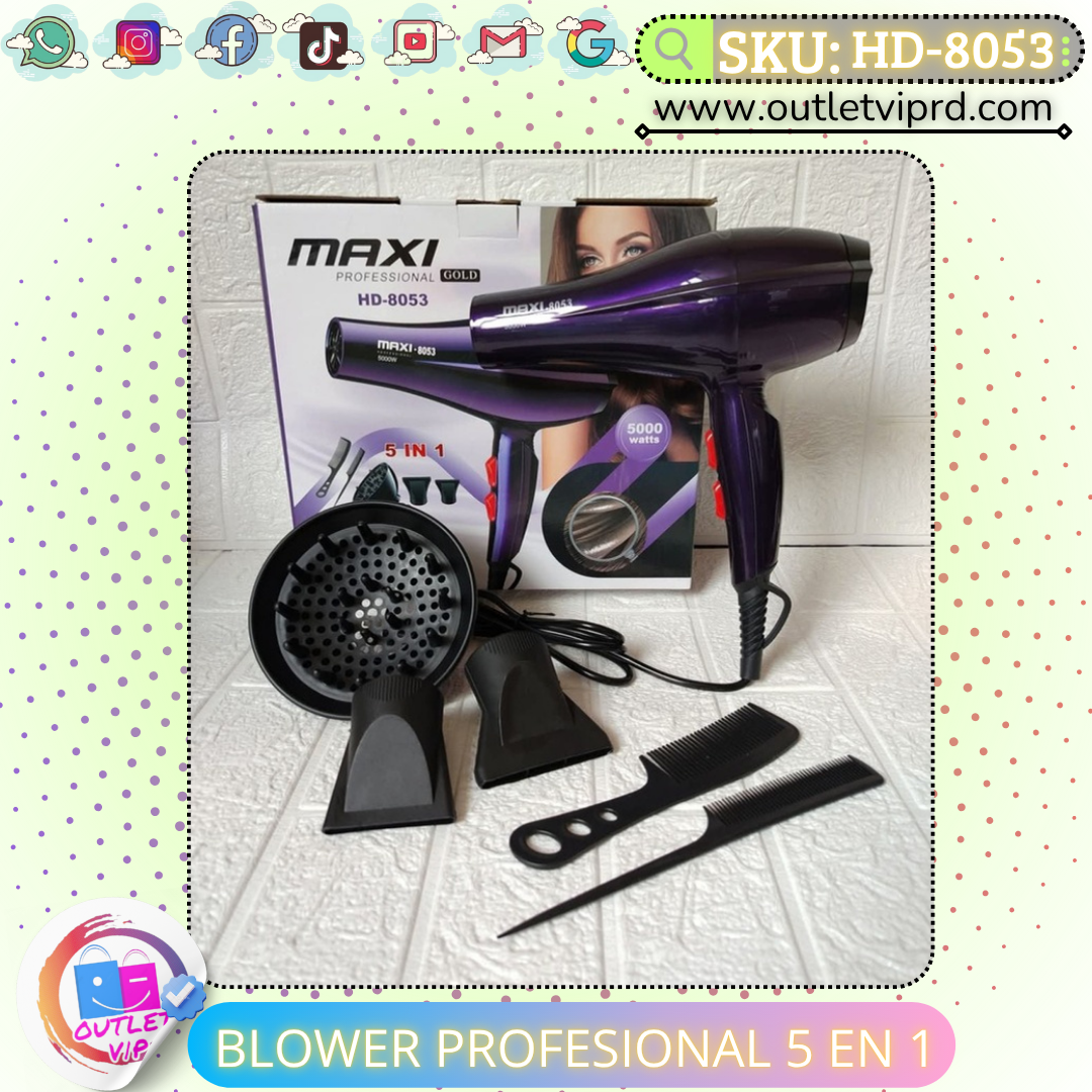 Blower profesional 5en1