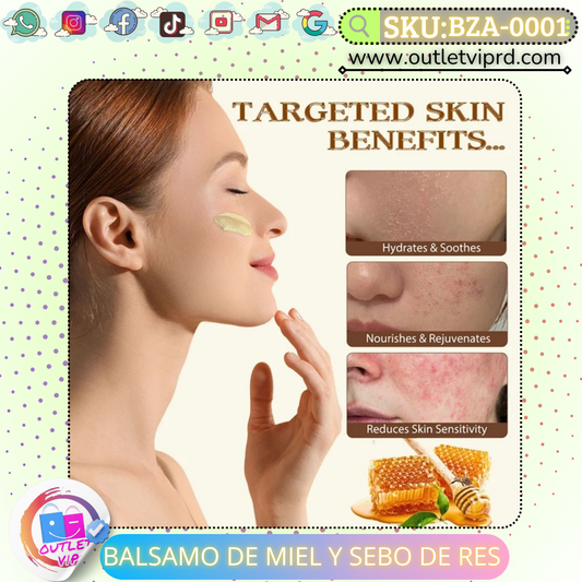 Bálsamo de miel y sebo de res